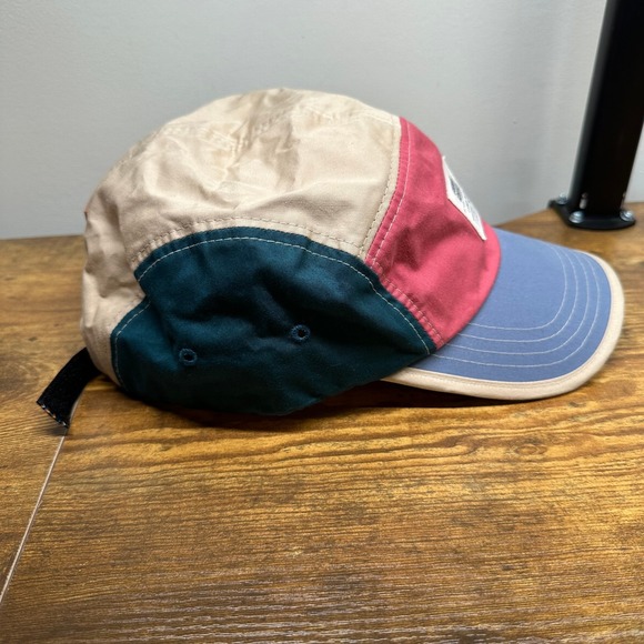 Marco Diaz Italy Rock2 Studio 5 Panel Colorblock Camper Hat Tan Pink Teal Blue - Picture 4 of 8